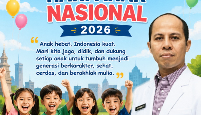Peringatan Hari Anak Nasional 2026, Direktur RSUD Kota Madiun Ajak Wujudkan Generasi Sehat dan Bahagia