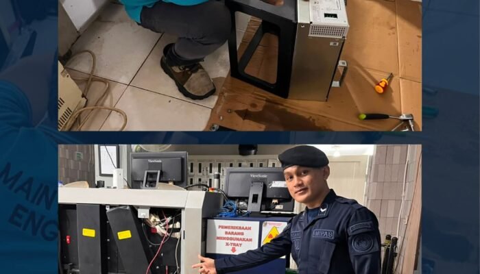 Maintenance X-Ray 3D System Dilaksanakan, Lapas Pasir Pengaraian Pastikan Sarana Keamanan Tetap Prima