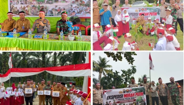 Polsek Kabun Sambangi Warga Aliantan dalam Ekspedisi Merah Putih Presisi