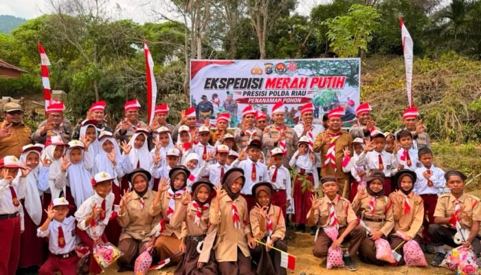 Menembus Wilayah 3T Rokan Hulu, Ekspedisi Merah Putih Presisi Polda Riau Hadir Demi Masyarakat