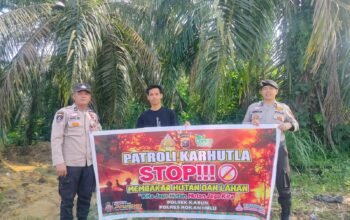 Polsek Kabun Intensifkan Patroli Karhutla, Pastikan Wilayah Rawan Kebakaran Aman