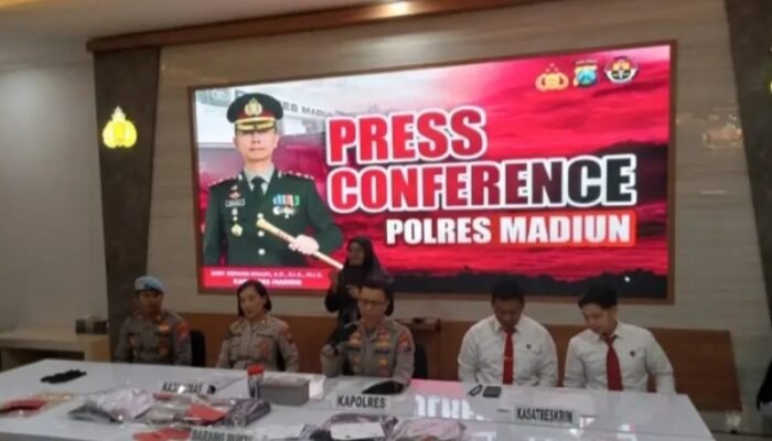“Operasi Kilat” Polres Madiun: Kapolres Ridwan Maliki Bongkar 4 Kasus Serentak, Dari Pencurian Motor Hingga Penipuan Haji Rp 1,2 Miliar