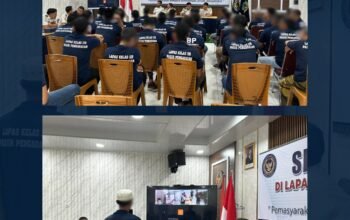 Penuhi Hak Integrasi, Lapas Pasir Pangarayan Gelar Sidang TPP bagi 36 Warga Binaan
