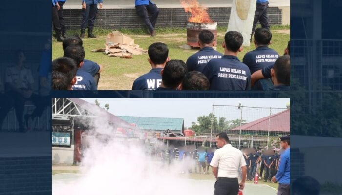 Lapas Pasir Pangarayan Tingkatkan Kesiapsiagaan Hadapi Bencana, Gandeng BPBD dan Damkar Rohul
