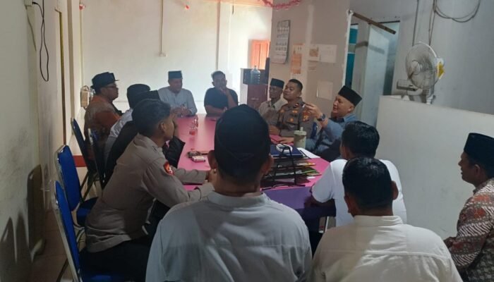 Polsek Rambah Hilir Cermati Dinamika Kamtibmas di Desa Sejati