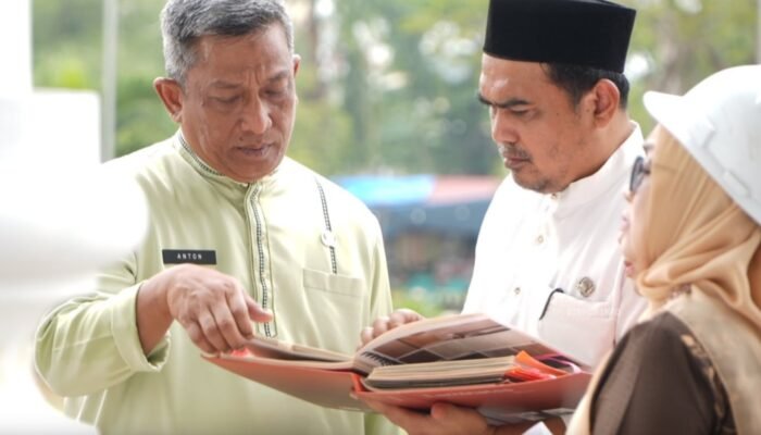 Pastikan Progres Berjalan, Bupati Anton Tinjau Langsung Pekerjaan MPP Rokan Hulu