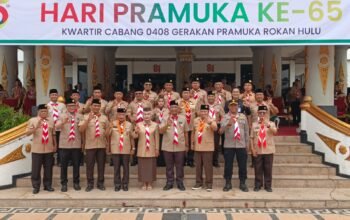 HUT ke-65 Pramuka, Bupati dan Kwarcab Rokan Hulu Dorong Kemandirian Generasi Muda, Targetkan Bumi Perkemahan