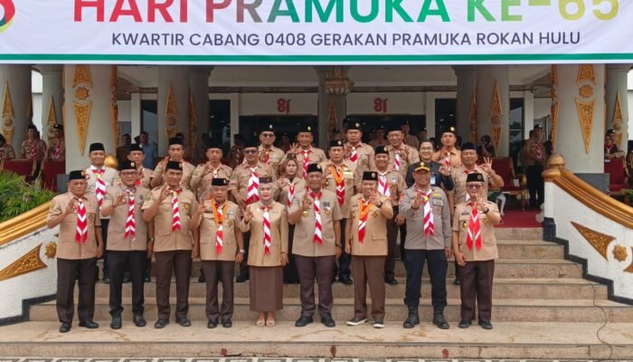 HUT ke-65 Pramuka, Bupati dan Kwarcab Rokan Hulu Dorong Kemandirian Generasi Muda, Targetkan Bumi Perkemahan
