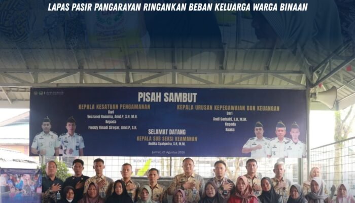 Tebar Kepedulian, Lapas Pasir Pangarayan Ringankan Beban Keluarga Warga Binaan