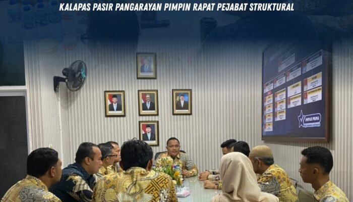 Evaluasi Kinerja, Kalapas Pasir Pangarayan Pimpin Rapat Pejabat Struktural
