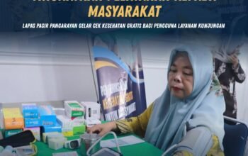 Tingkatkan Pelayanan kepada Masyarakat, Lapas Pasir Pangarayan Gelar Cek Kesehatan Gratis bagi Pengguna Layanan Kunjungan