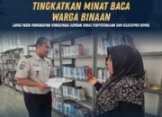 Tingkatkan Minat Baca Warga Binaan, Lapas Pasir Pangarayan Koordinasi dengan Dinas Perpustakaan dan Kearsipan Rohul