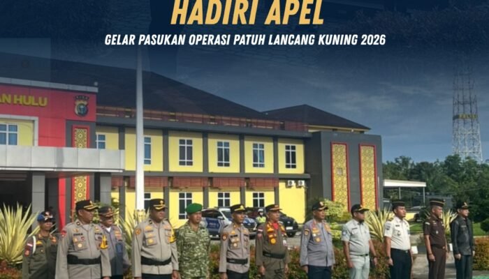 Lapas Pasir Pangarayan Hadiri Apel Gelar Pasukan Operasi Patuh Lancang Kuning 2026