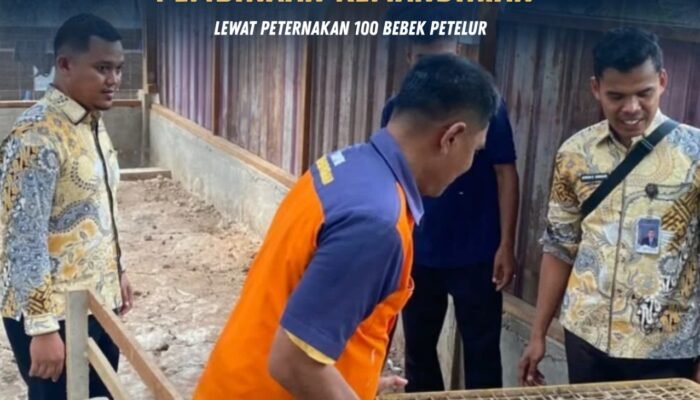 Lapas Pasir Pangarayan Kembangkan Pembinaan Kemandirian Lewat Peternakan 105 Bebek Petelur