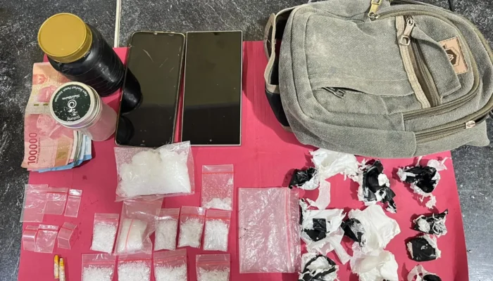 Polsek Kepenuhan Tangkap Pengedar Sabu, 85,71 Gram Narkotika Disita