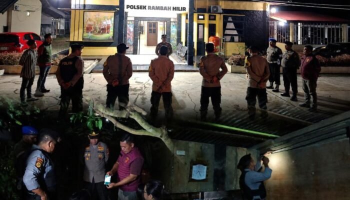 Persempit Ruang Gerak Narkoba, Polsek Rambah Hilir Sisir Tiga Warung Malam di Desa Rambah